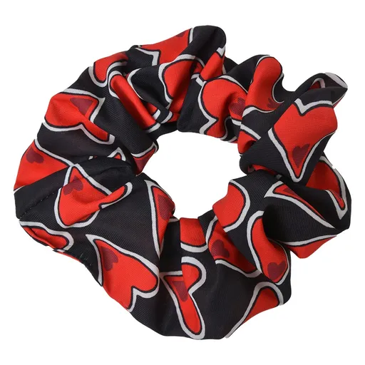 Černočervená gumička do vlasů Clayre & Eef