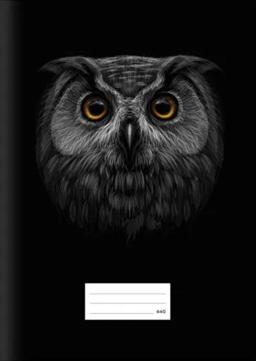 Školní sešit LUX A4 440, Sova