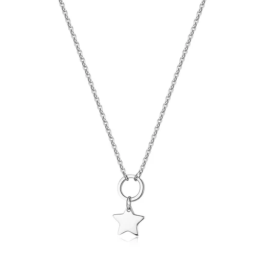 S'Agapõ Náhrdelník s hvězdou Happy SHAC53