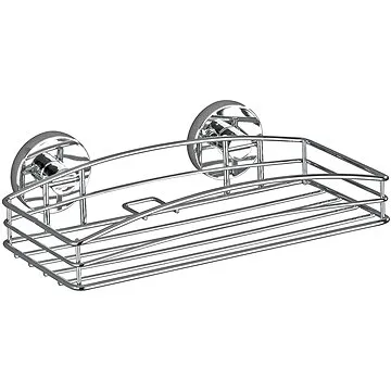 WENKO BEZ VRTÁNÍ VacuumLoc - nástěnná polička, lesklá (z20883100)