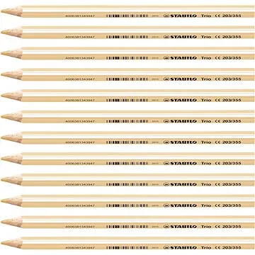 STABILO Trio silná - 12 ks balení - tělová (4006381343954)