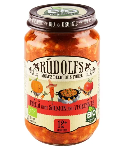 Rudolfs Paella s lososem a zeleninou BIO 190 g