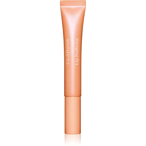 Clarins Lip Perfector Glow třpytivý lesk na rty a tváře odstín 22 peach glow 12 ml