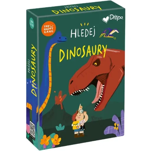 THE HAPPY GANG HLEDEJ DINOSAURY Logická hra, mix, velikost