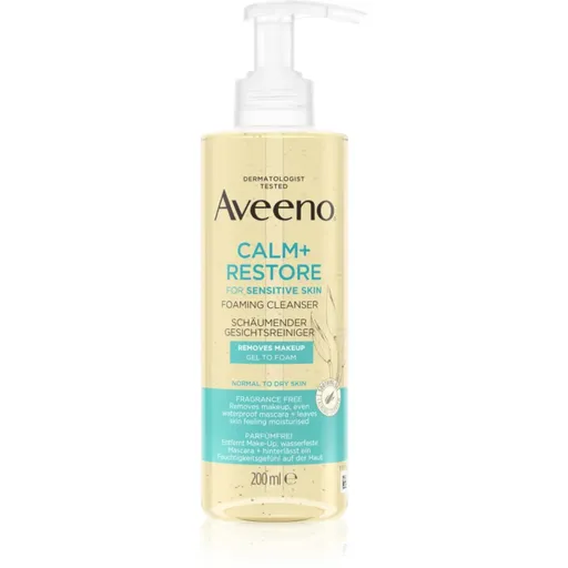 Aveeno Calm + Restore čisticí pěna na obličej 200 ml