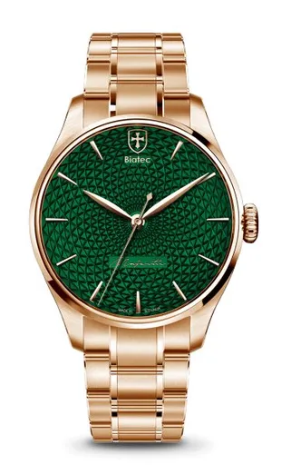 Biatec Majestic SE 01 WLD - Kovový náramek s pozlacením