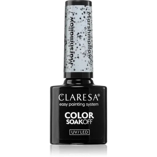 Claresa SoakOff UV/LED Color Marshmallow gelový lak na nehty odstín 5 g