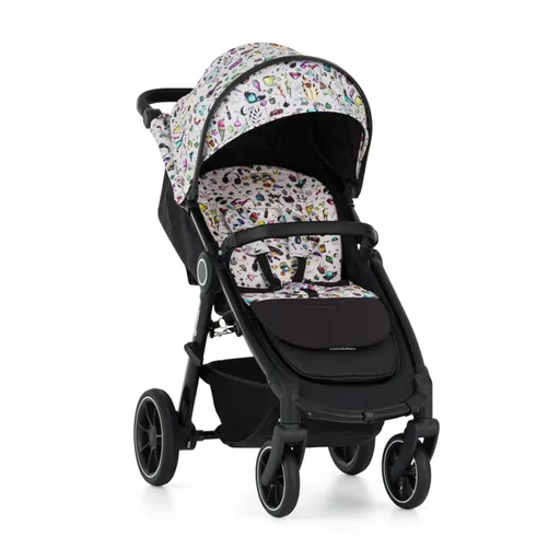 PETITE&MARS Kočárek sportovní Street2 RWS Black Limited 100 Tattoo Complete