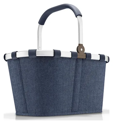 Skládací nákupní košík Reisenthel Carrybag Herringbone Dark Blue