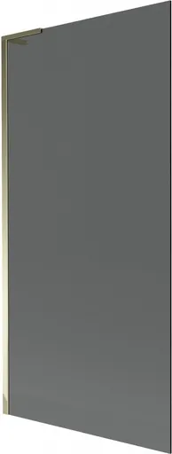MEXEN/S Next L vanová zástěna FIX 90 x 150, grafit, zlatá 895-090-000-03-40-50