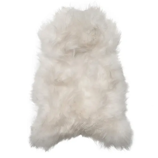 Přírodně bílá kůže z Islandské ovce Iceland white - 100*70*5cm Mars & More