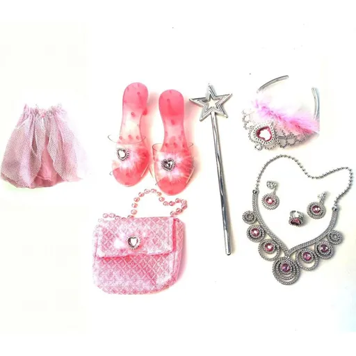 Alltoys Set pro princeznu se sukýnkou a pantoflíčky