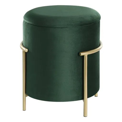 Eglo LIVING Taburet v.465 zelená/zlatá MASHIKE 424136