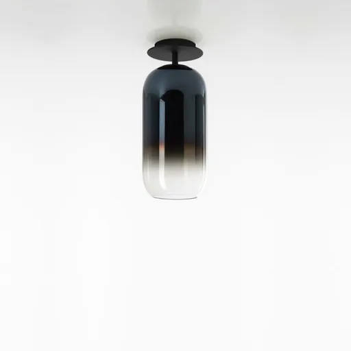 Artemide Gople Mini stropní - černá / modrá 1414350A