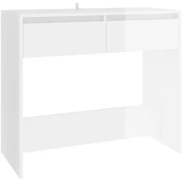 SHUMEE bílý s vysokým leskem 89 × 41 × 76,5 cm ocel (809572)