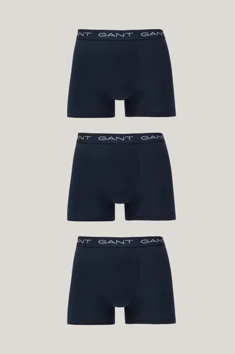 SPODNÍ PRÁDLO GANT BOXER BRIEF 3-PACK MARINE