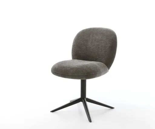 Jídelní židle Nube-Flex bouclé měkký tmavě béžová křížová