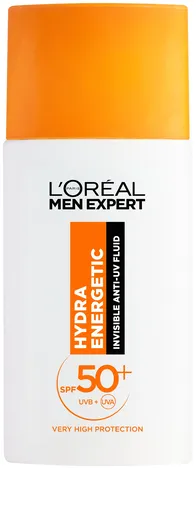 L'Oréal Paris Hydratační fluid SPF 50+ Men Expert Hydra Energetic (Invisible Anti-UV Fluid) 50 ml