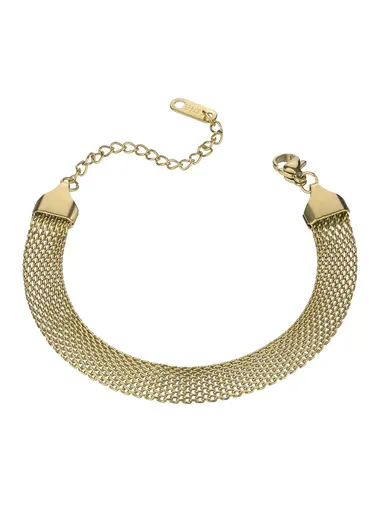Marc Malone Módní pozlacený náramek Sylvia Gold Bracelet MCB24029G