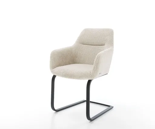 Jídelní židle Pejo-Flex konzolová podnož plochá černá manšestr