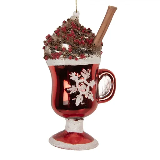 Béžová bavlněná zástěra s perníčky Gingerbread Magic - 70*85 cm Clayre & Eef