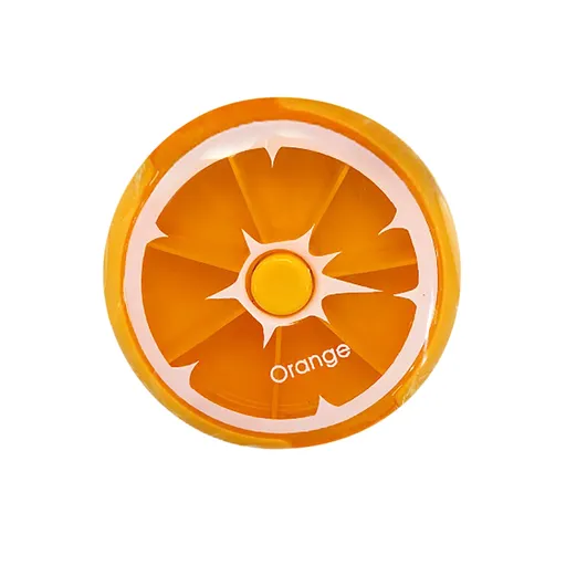 Dávkovač na léky TORO 7 dní pomeranč