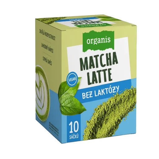 Organis Matcha Latte bez laktózy 10x27 g