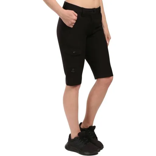 KILPI SYLANE Dámské outdoorové kraťasy, černá, velikost