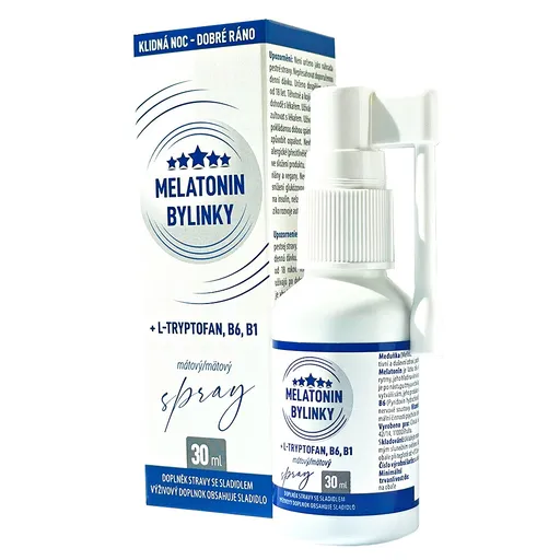 Clinical Melatonin Bylinky mátový sprej 30 ml