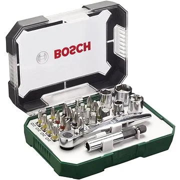 BOSCH 26dílná sada šroubovacích bitů a ráčen (2.607.017.322)