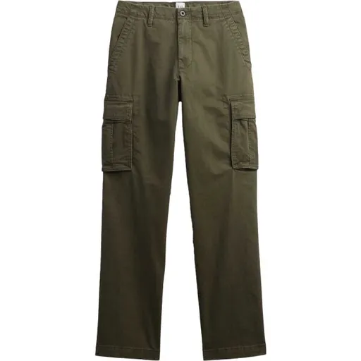 GAP V-STRAIGHT CARGO Pánské kalhoty, khaki, velikost