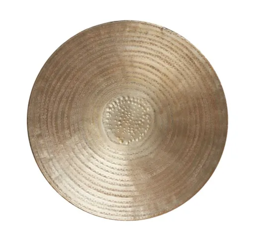 Zlatý antik kovový podnos Larre antique - Ø 57*5 cm Light & Living