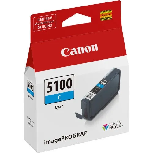 Canon PFI-5100 C 6953C001 azurová (cyan) originální cartridge