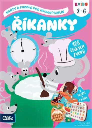 Karty a puzzle pro Mluvicí tablík - Říkanky