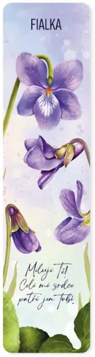 Dobrá záložka 145 - Fialka