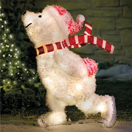 Lední medvěd na bruslích