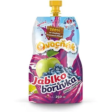 Ovocňák mošt jablko-borůvka 250 ml (8592809003389)