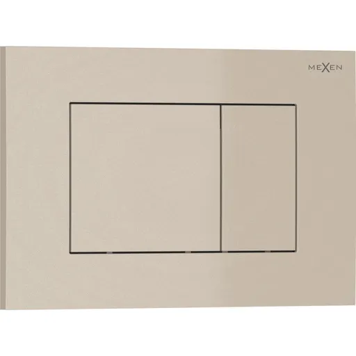 MEXEN Tex 02 splachovací tlačítko, béžový 6102-07