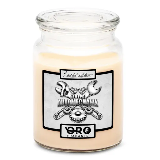 Svíčka Nejlepší automechanik (Vůně svíčky: Vanilka)