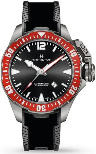 Hamilton Khaki Navy Frogman Titanium Auto H77805335