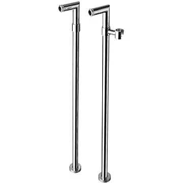REITANO RUBINETTERIA Připojení pro instalaci vanové baterie do podlahy (pár), chrom 9881 (9881)