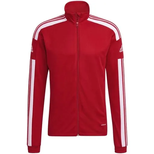 adidas SQUADRA 21 JACKET Pánská fotbalová mikina, červená, velikost XXL