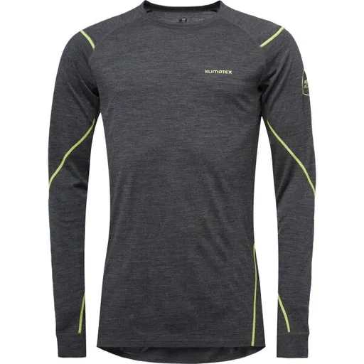 Klimatex MITRE MERINO Pánské merino triko, tmavě šedá, velikost XXL