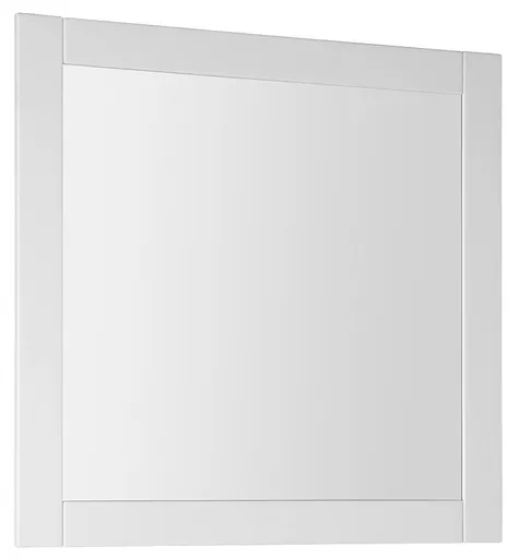 AQUALINE FAVOLO zrcadlo v rámu 80x80cm, bílá mat FV080