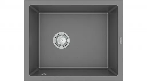 MEXEN Pedro granitový dřez 1-miska 560x460 mm, šedá 6508561000-71