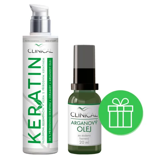 Clinical Keratin kúra 100 ml + Arganový olej 20 ml