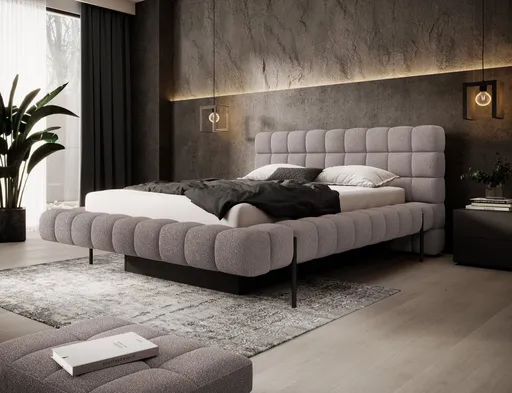 Postel Magentta s kovovým rámem 180x200