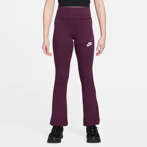 Nike Sportswear Classic Girls High-Waisted Flared Leggings XL