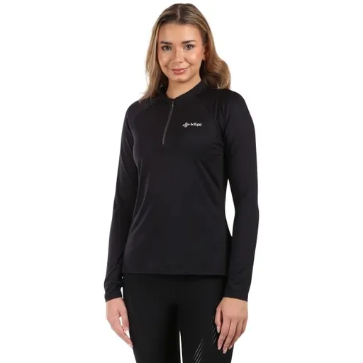 KILPI GIMI Dámské funkční tričko s dlouhým rukávem, černá, velikost