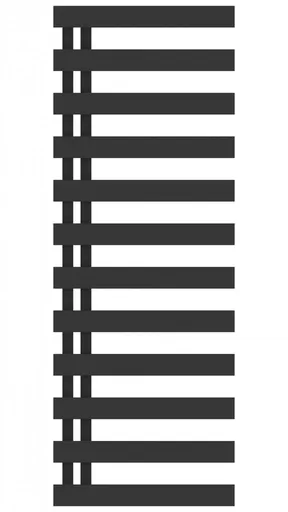 HOPA Koupelnový radiátor EDINBURGH černá barva Barva Černá , Doporučená topná tyč (W) 400, Rozměr A 50, Rozměr C 105, Skutečný rozměr radiátoru (v mm) 500 x 1020 mm, Typ připojení Spodní 50 mm RADEDI501031